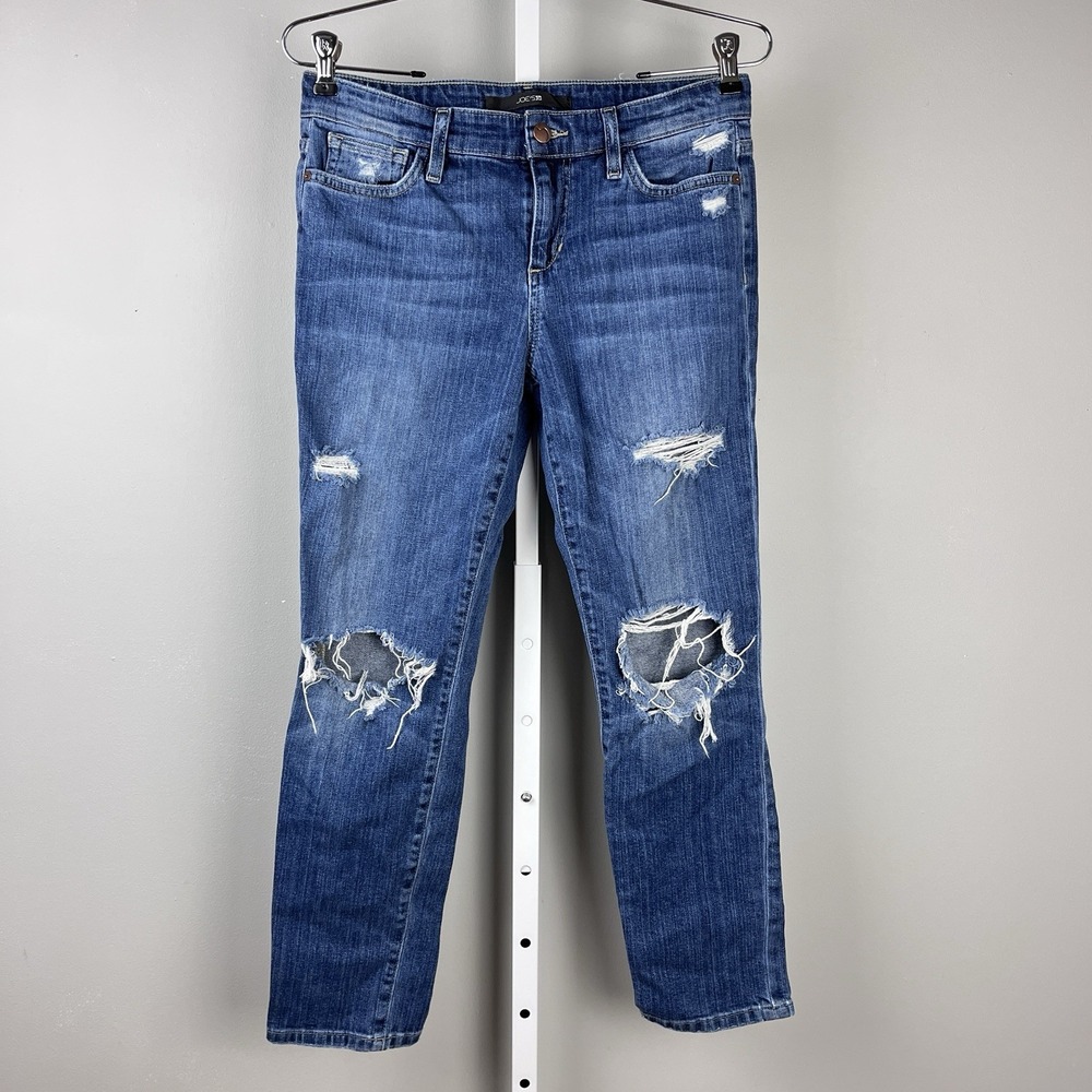 Joe's‎ Keagan Denim Jeans Womens Size 28 Distressed Destroyed
